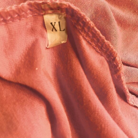 Pink (muted) Women’s X-Cross-Open Back Tank Top. Size XL (fits more like Large). - Picture 3 of 3